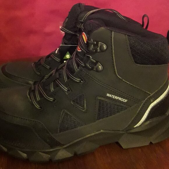 BNIB Women's Ladies Dickies Avis 6 Inch Steel Toe Work Boots - Black, Size 6 - Picture 4 of 6